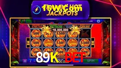 Slots com jackpots e giros grátis na 89K Bet
